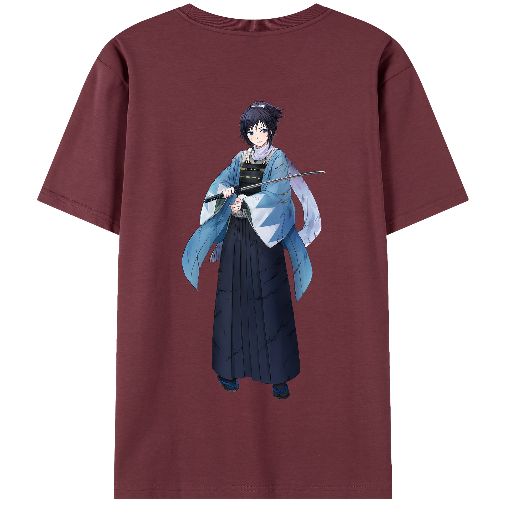 （画像用） 刀剣乱舞 Touken Ranbu 綿100％半袖Tシャツ（背面プリント）